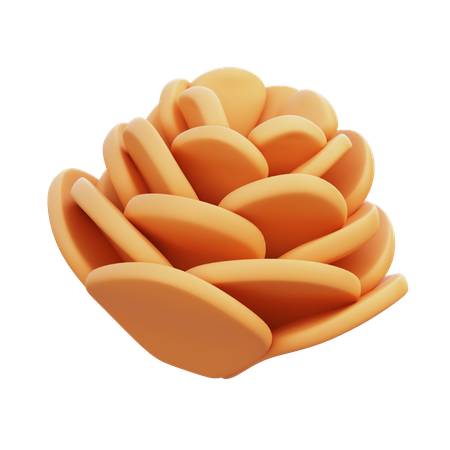 Pomme de pin  3D Icon