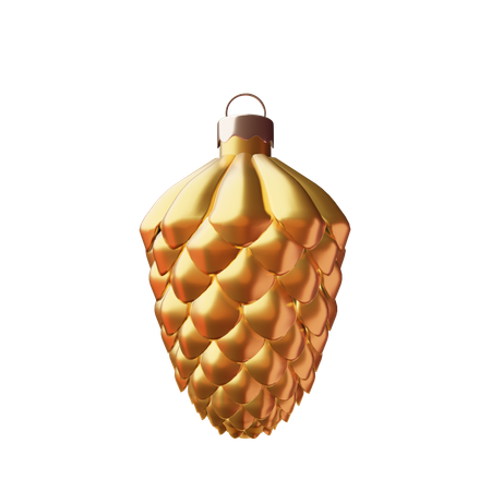 Pomme de pin de Noël  3D Icon