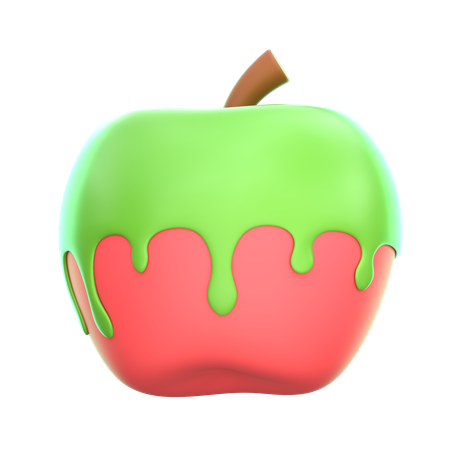 Pomme empoisonnée  3D Icon