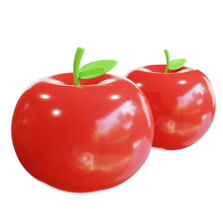 Pomme  3D Icon