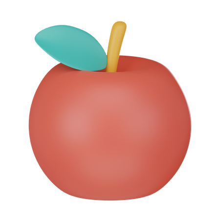 Pomme rouge  3D Icon