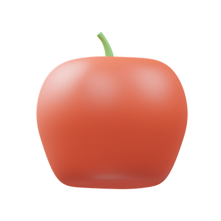 Pomme rouge  3D Icon