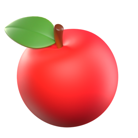 Pomme rouge  3D Icon