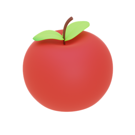 Pomme rouge  3D Icon