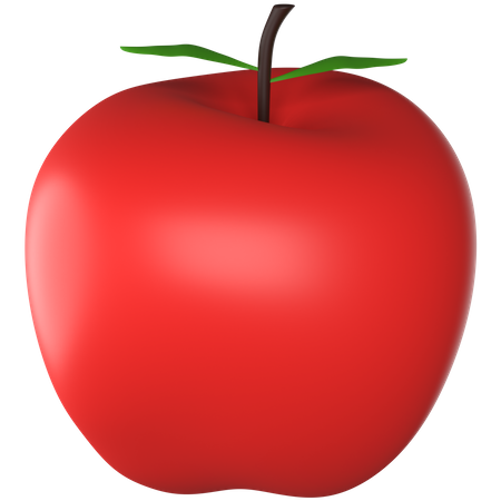Pomme rouge  3D Icon