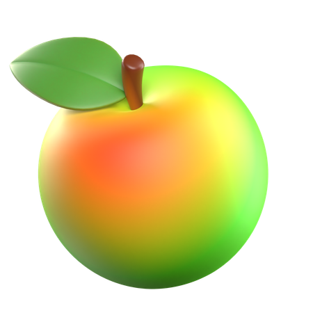 Pomme verte  3D Icon