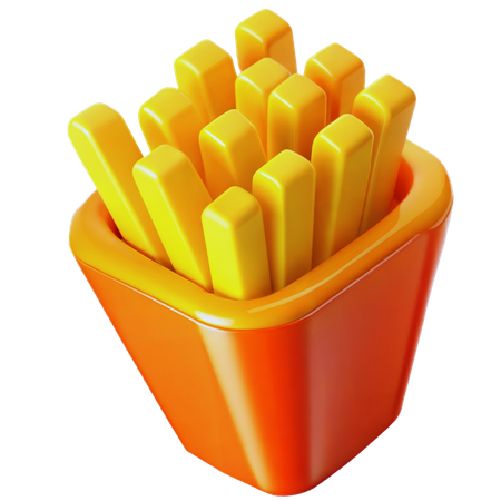 Pommes frites  3D Icon