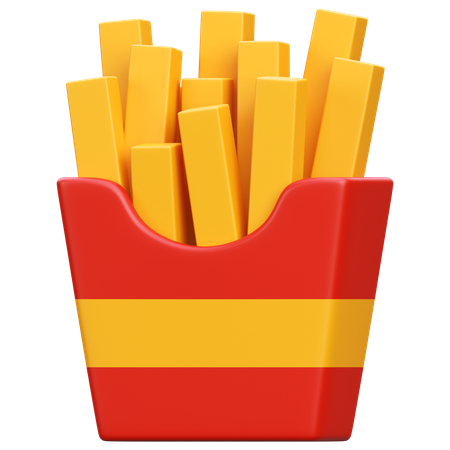 Pommes frites  3D Icon