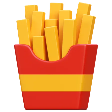 Pommes frites  3D Icon