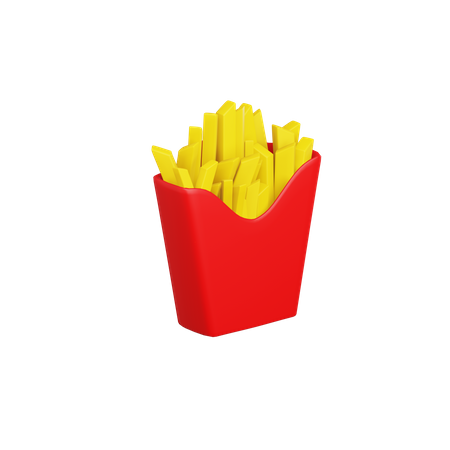 Pommes frites  3D Icon