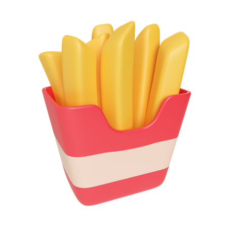 Pommes frites  3D Icon