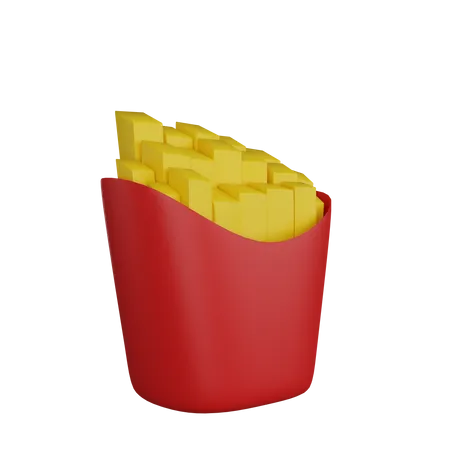 Pommes frites  3D Icon