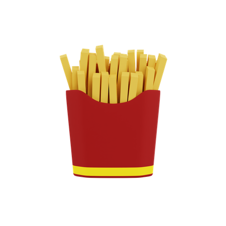 Pommes frites  3D Icon