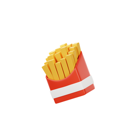 Pommes frites  3D Icon