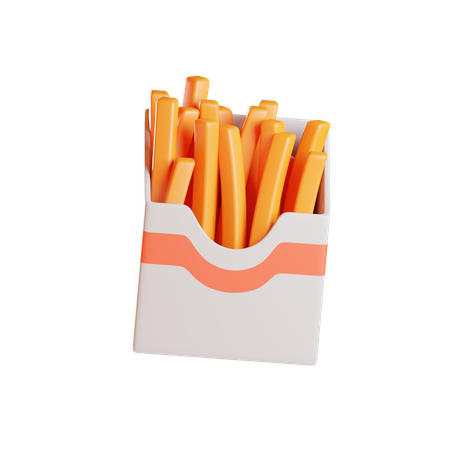 Pommes frites  3D Icon