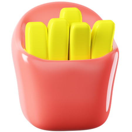 Pommes frites  3D Icon