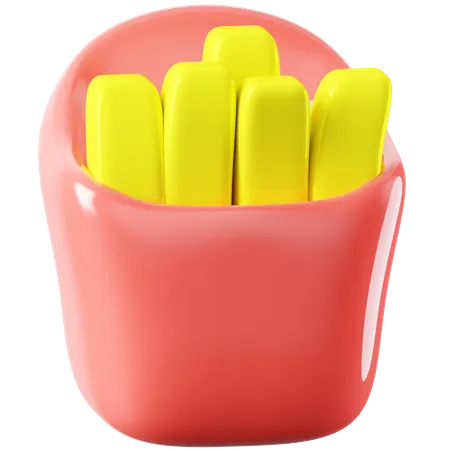 Pommes frites  3D Icon