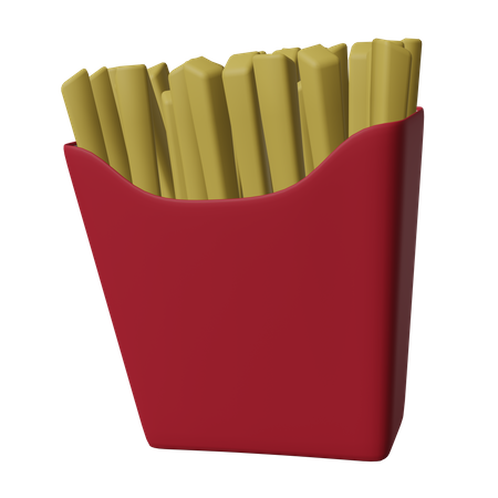 Pommes frites  3D Icon