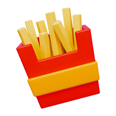 Pommes frites  3D Icon