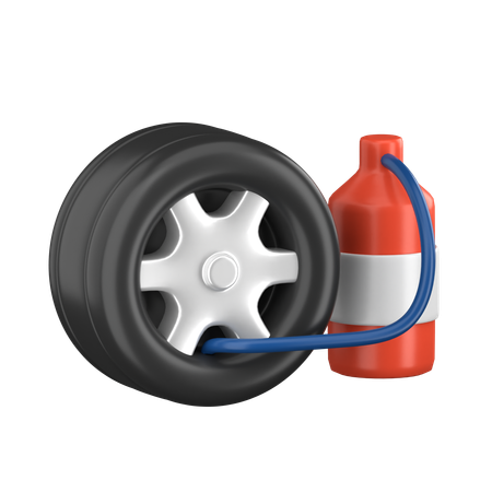 Pompe à pneu  3D Icon