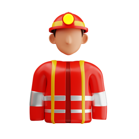 Pompier  3D Icon