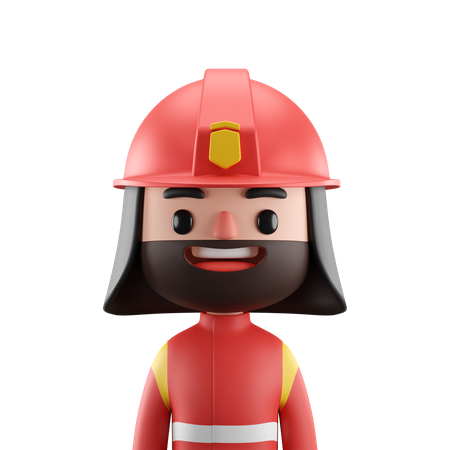 Pompier  3D Icon