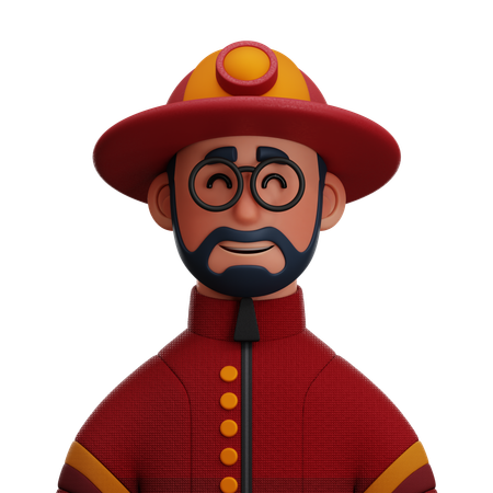 Sapeur pompier  3D Icon