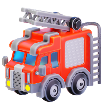 Voiture de pompier  3D Icon