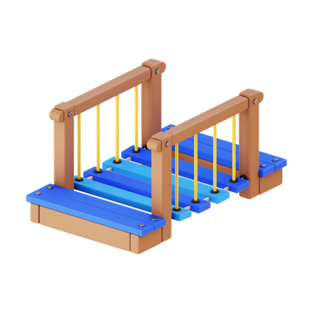 Pont branlant  3D Icon