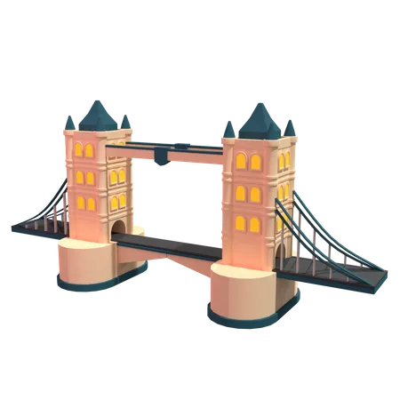 Le pont de Londres  3D Illustration