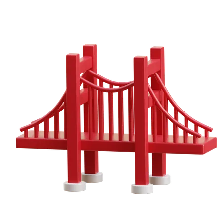 Le pont du Golden Gate  3D Icon