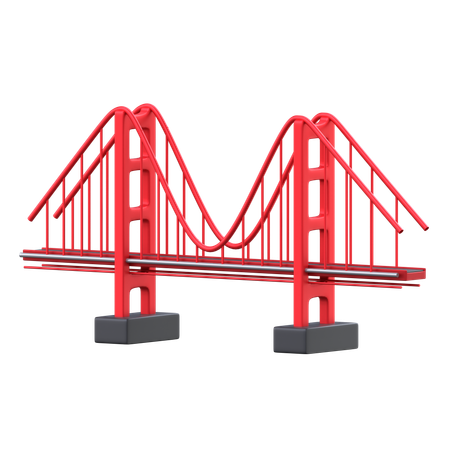 Le pont du Golden Gate  3D Icon