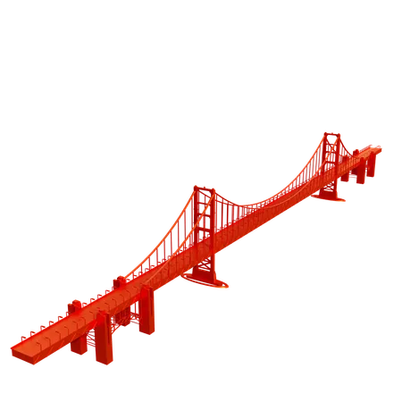 Le pont du Golden Gate  3D Icon