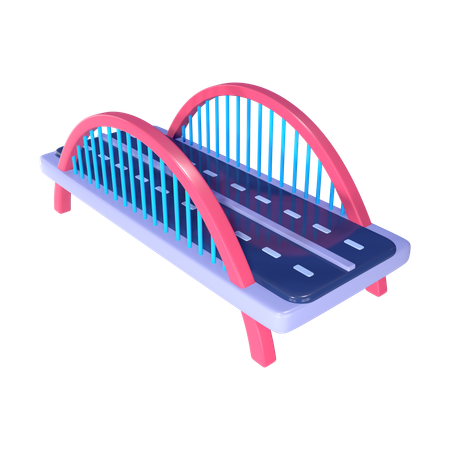 Pont en arc  3D Icon