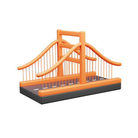Ponte da cidade  3D Icon