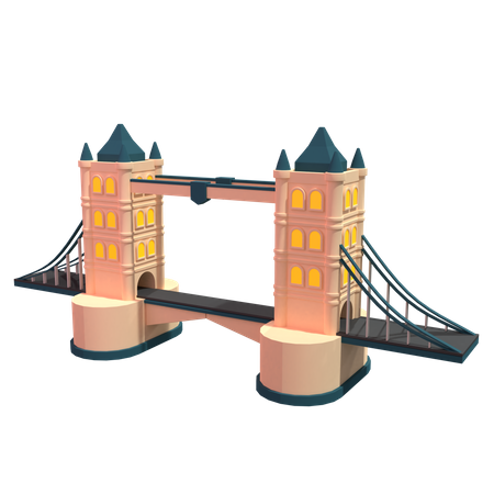 Ponte de Londres  3D Illustration