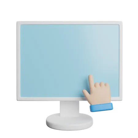 Ponteiro de tela  3D Icon
