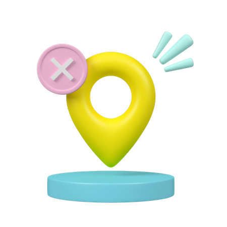 Ponto de localização  3D Icon