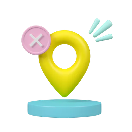 Ponto de localização  3D Icon