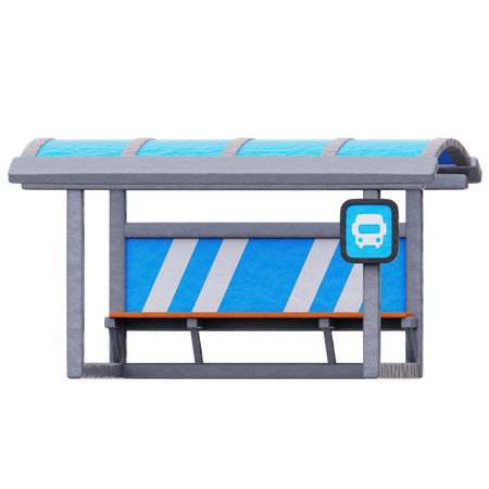 Ponto de ônibus  3D Icon