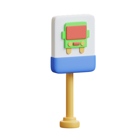 Ponto de ônibus  3D Icon