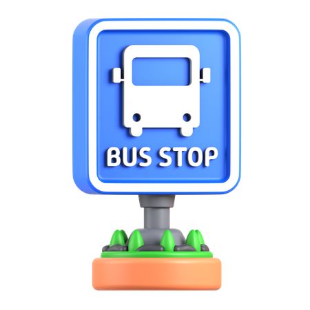 Ponto de ônibus  3D Icon