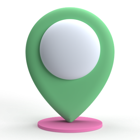 Ponto do mapa  3D Icon