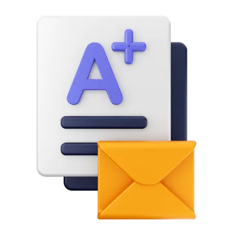 Pontuação e-mail  3D Icon