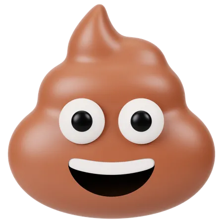 Poo emoji  3D Icon