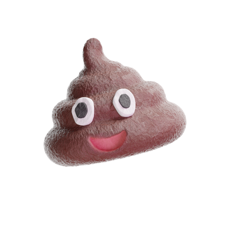 Poo Emoji  3D Logo