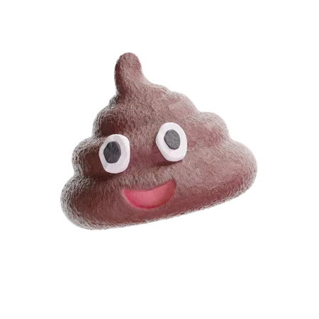 Poo Emoji  3D Logo