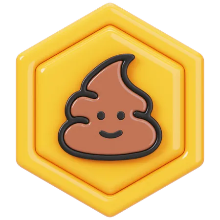 PooCoin (POOCOIN)-Abzeichen  3D Icon