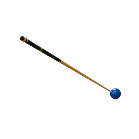 Pool Ball And Stick  3D Icon