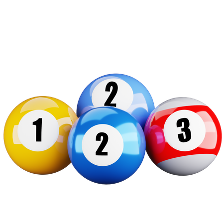 Pool Balls  3D Icon